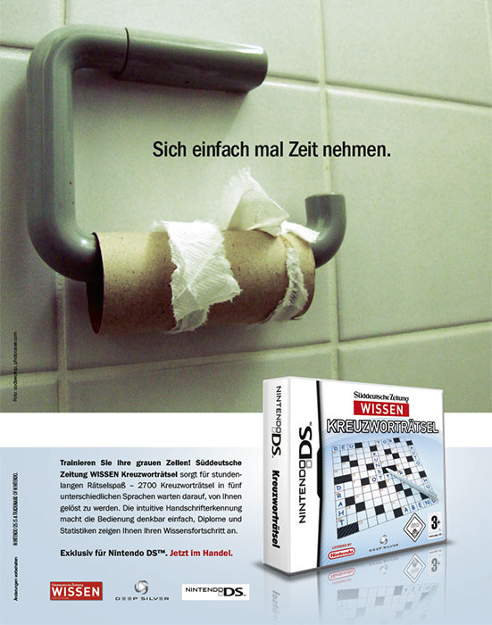 Printanzeige Süddeutsche Zeitung WISSEN - Kreuzworträtsel